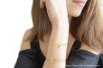 画像1:  【Monica】14KGF,Swarovski  Half Layered Bracelet (1)