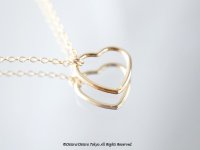 【14KGF】Bracelet, -14KGF Open Heart(S)- 