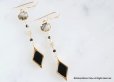 画像5: 【14KGF】Earrings,Gemstone Labradorite,Black Diamond