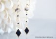 画像3: 【14KGF】Earrings,Gemstone Labradorite,Black Diamond