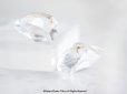 画像3: 【Minimalism】14KGF Hammered Ear Climber-Gemstone,Dream Crystal, NY Herkimerdiamond
