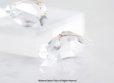 画像2: 【Minimalism】14KGF Hammered Ear Climber-Gemstone,Dream Crystal, NY Herkimerdiamond