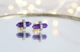 画像3: CZ, Purple Aventurine Stud Earrings (3)
