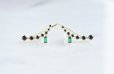 画像9: 【Sterling silver 925】Rectangle Emerald CZ Tiny Stud Earrings