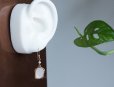 画像4: 【Art Nouveau】 CZ White Shell 14KGF Earrings