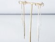 画像4: Gold Ribbon Long Chain Earrings
