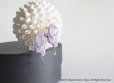 画像1: "D.N.A"14KGF Earrings-011/Lavender&White (1)