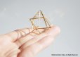 画像6: 【Geo】14KGF Long Necklace,-3D Gold Geometry- 