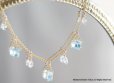 画像1: 【14KGF Choker Necklace】-Gemstone,Dream Crystal, NY Herkimerdiamond x Blue Topaz- (1)