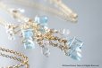 画像3: 【14KGF Choker Necklace】-Gemstone,Dream Crystal, NY Herkimerdiamond x Blue Topaz-