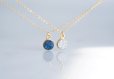 画像1: 【14KGF】Necklace,Gemstone,Tiny Druzy[Silver/Royal Blue] (1)