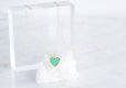 画像1: 【14KGF】Necklace,Gemstone Heart Green Onyx (1)