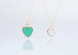 画像5: 【14KGF】Necklace,Gemstone Heart Green Onyx