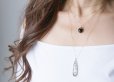 画像2: 【14KGF】 Necklace,Gemstone,Pear-Shaped Black Onyx