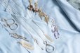 画像6: 【Marble】14KGF Gold Design Double Linked Rings Earrings