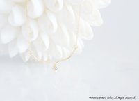 【14KGF】Necklace,Simple Diamond
