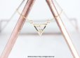 画像3: 【14KGF】Necklace,CZ Triangle-Cosmic Triangle-