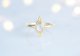 【Gold Vermeil/Gemstone】 Open Ring -Rainbow Moon Stone-,Phalange Ring,Midi Ring