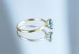画像7: 【Gold Vermeil/Gemstone】 Stacking Ring -London Blue Topaz-