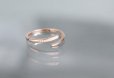 画像5: 【Dainty & Minimalist】Silver925 Pink Gold CZ Open Ring