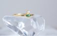 画像1: 【Dainty & Minimalist】Silver925 Marquise Emerald CZ Stacking Ring (1)