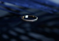 【Sterling Silver925】Moissanite Full Eternity Pave Ring